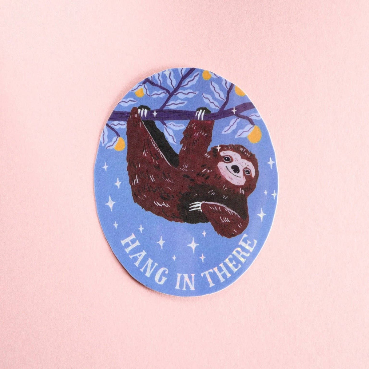 Hang in There Sloth Sticker