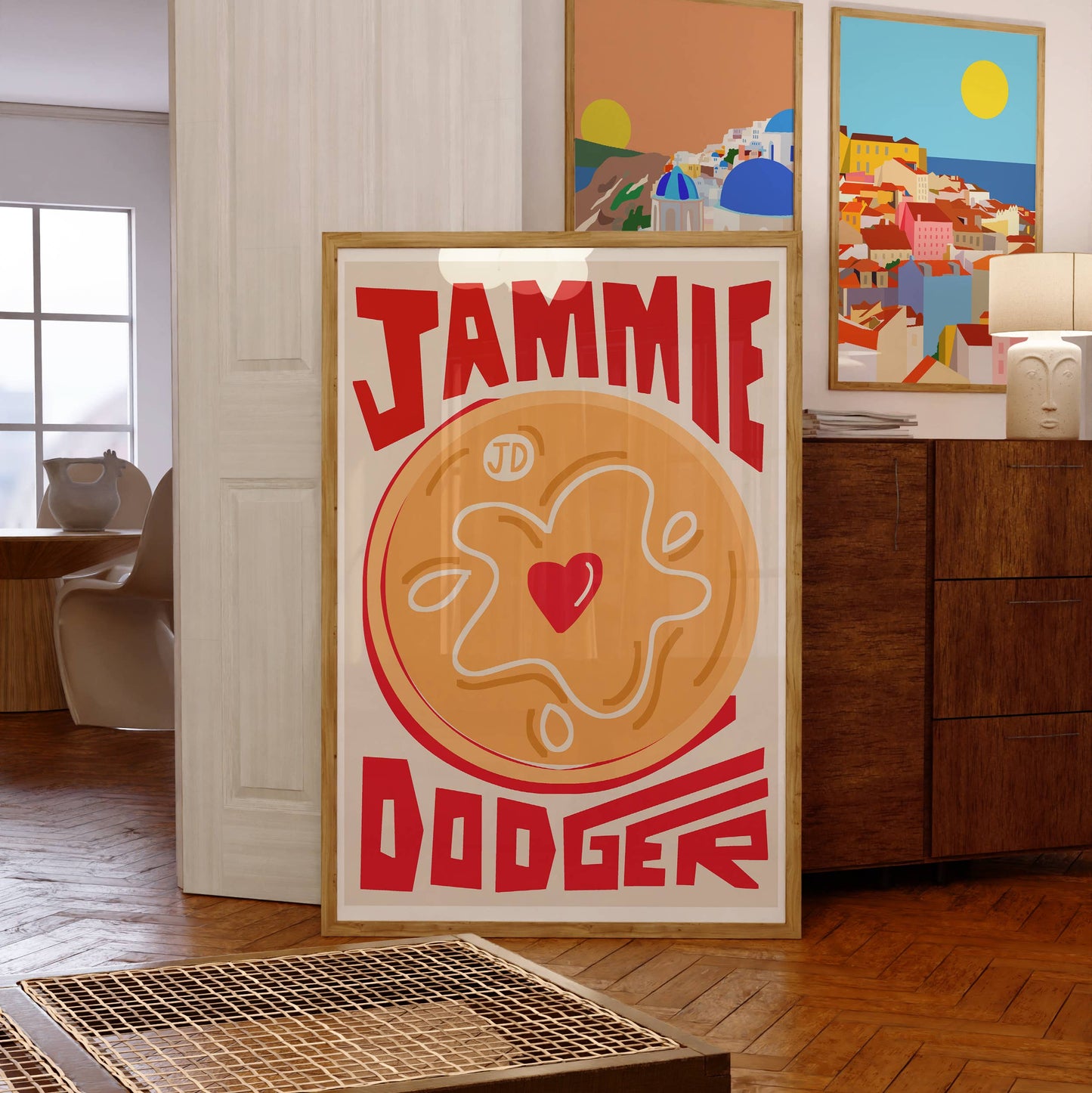 Jammie Dodger A4 Art Print