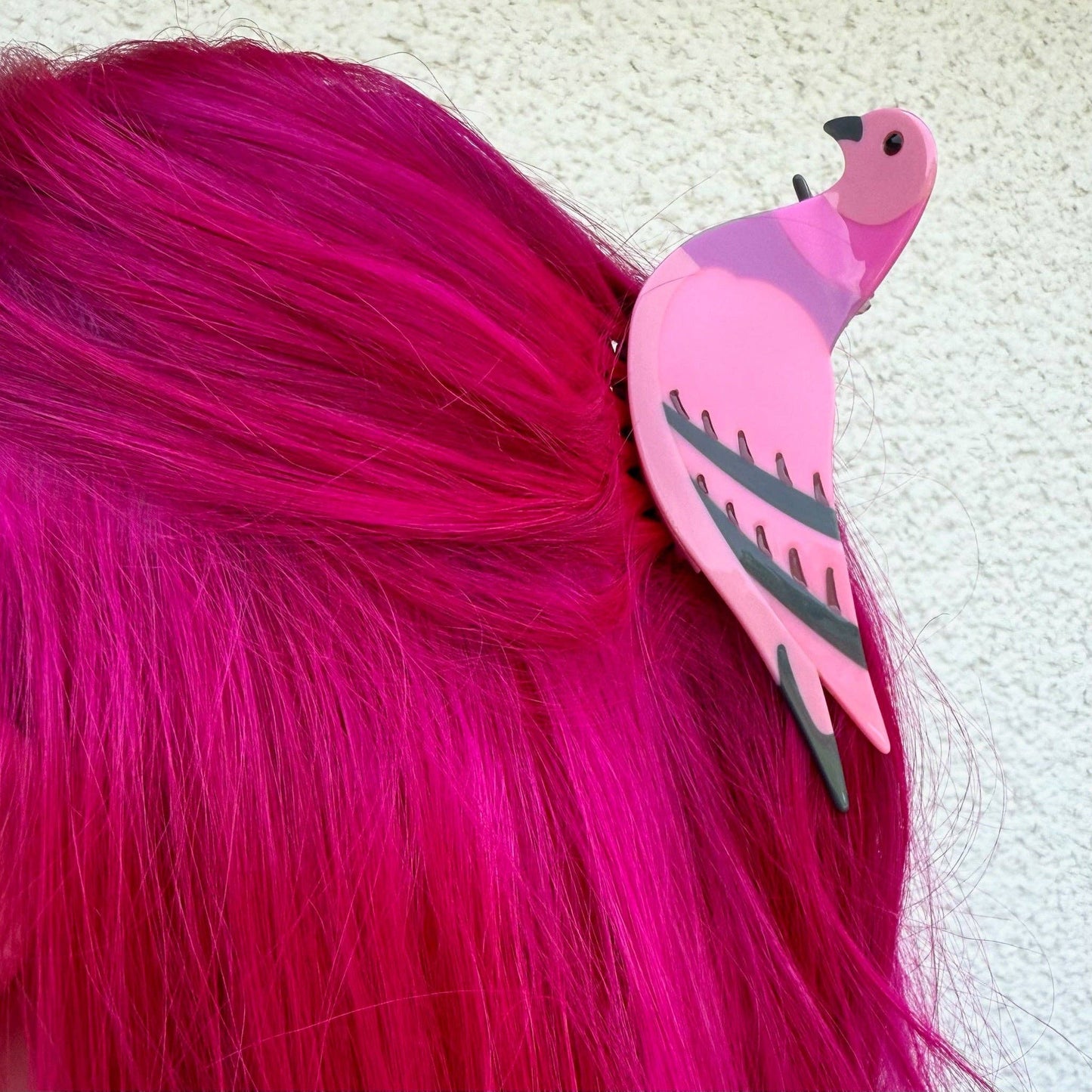 Pink Pigeon Hair Claw/Clip