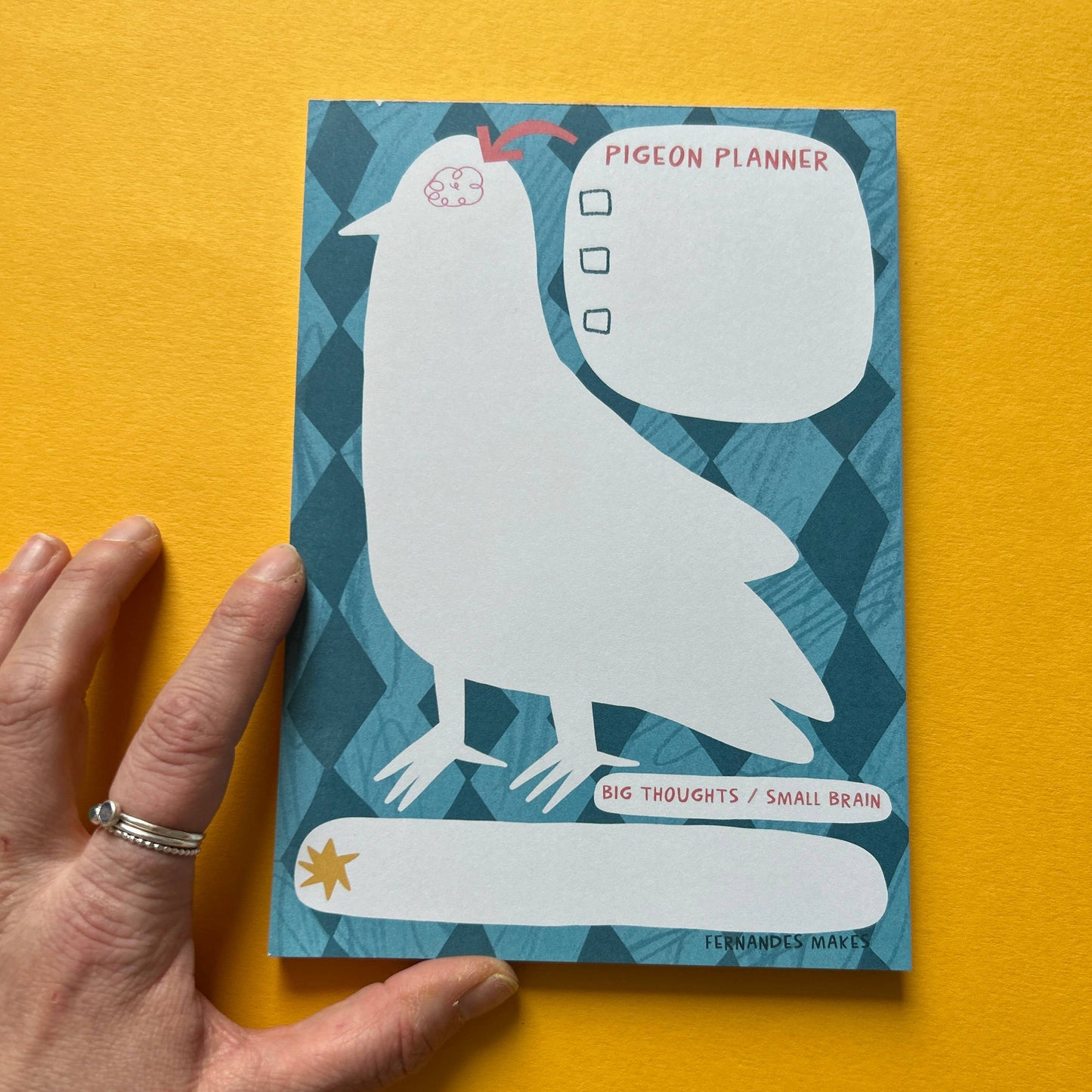 Pigeon Planner - A5 Notepad