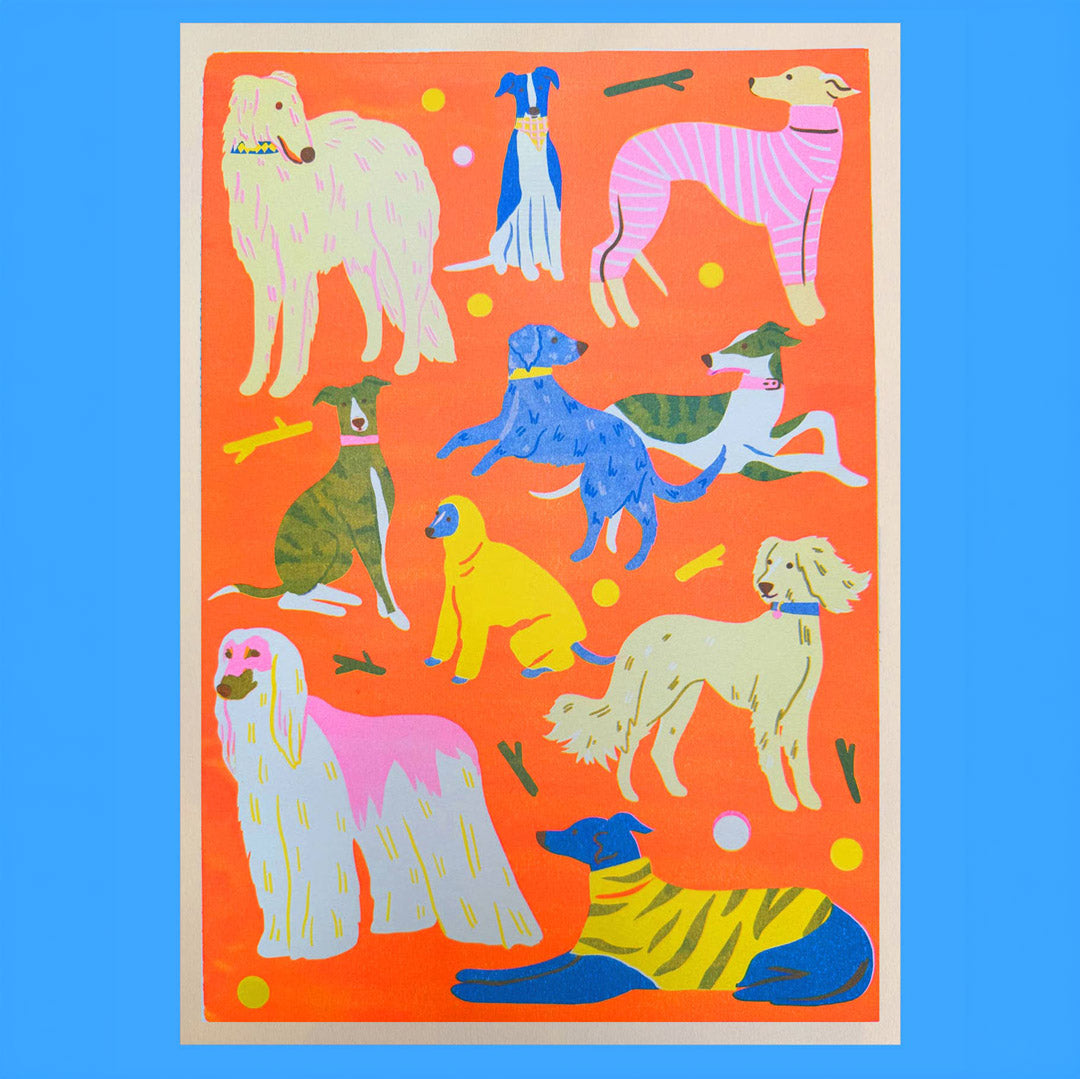Sight Hound Print A3