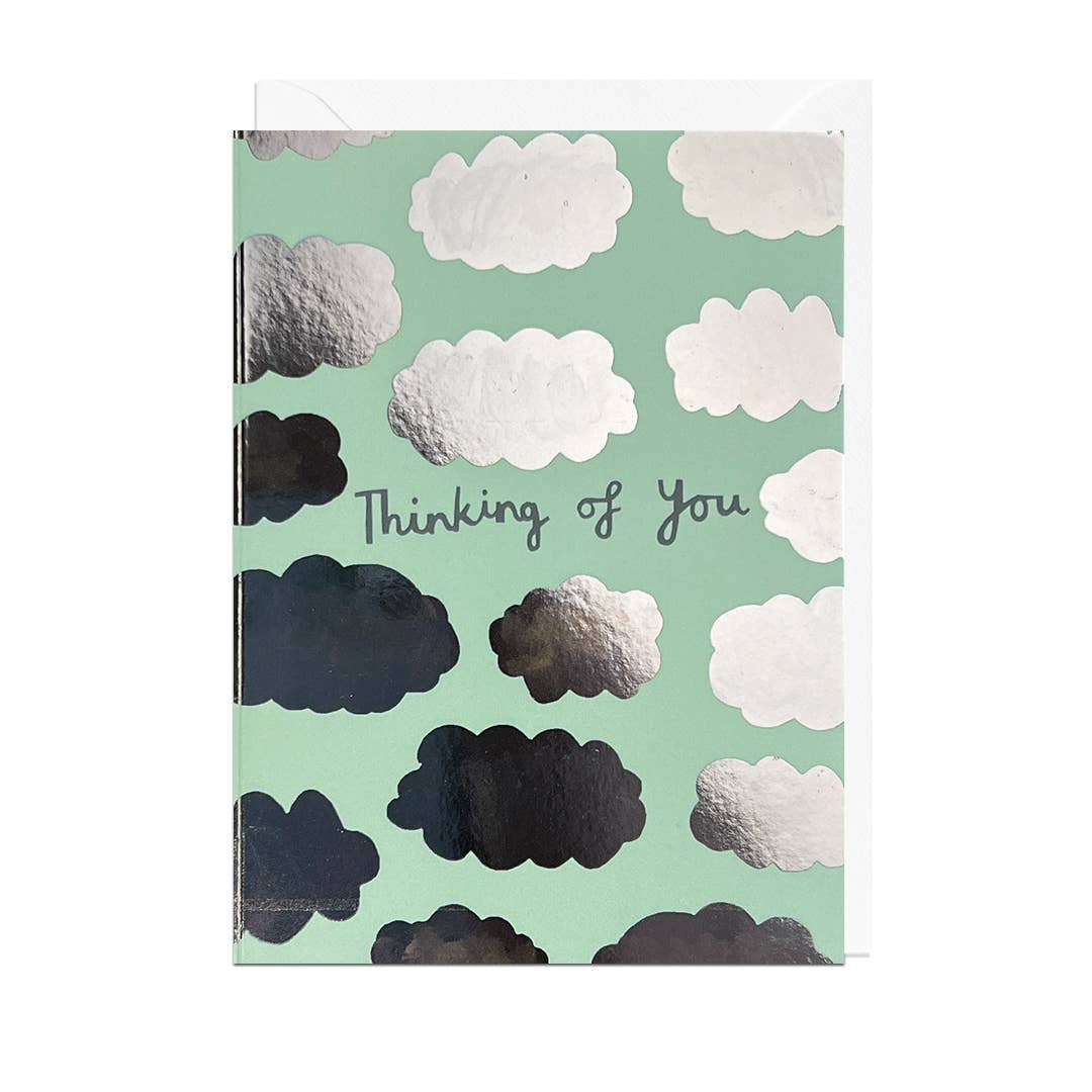 Thinking of You Clouds Card