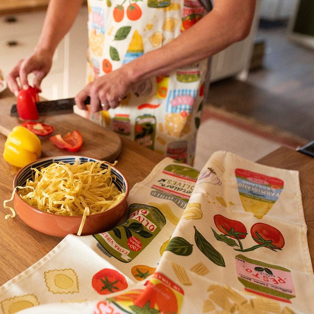 Italian ingredients Organic Cotton Tea Towel