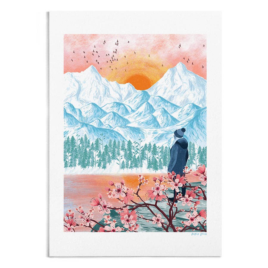 Mountain Breeze A4 Print