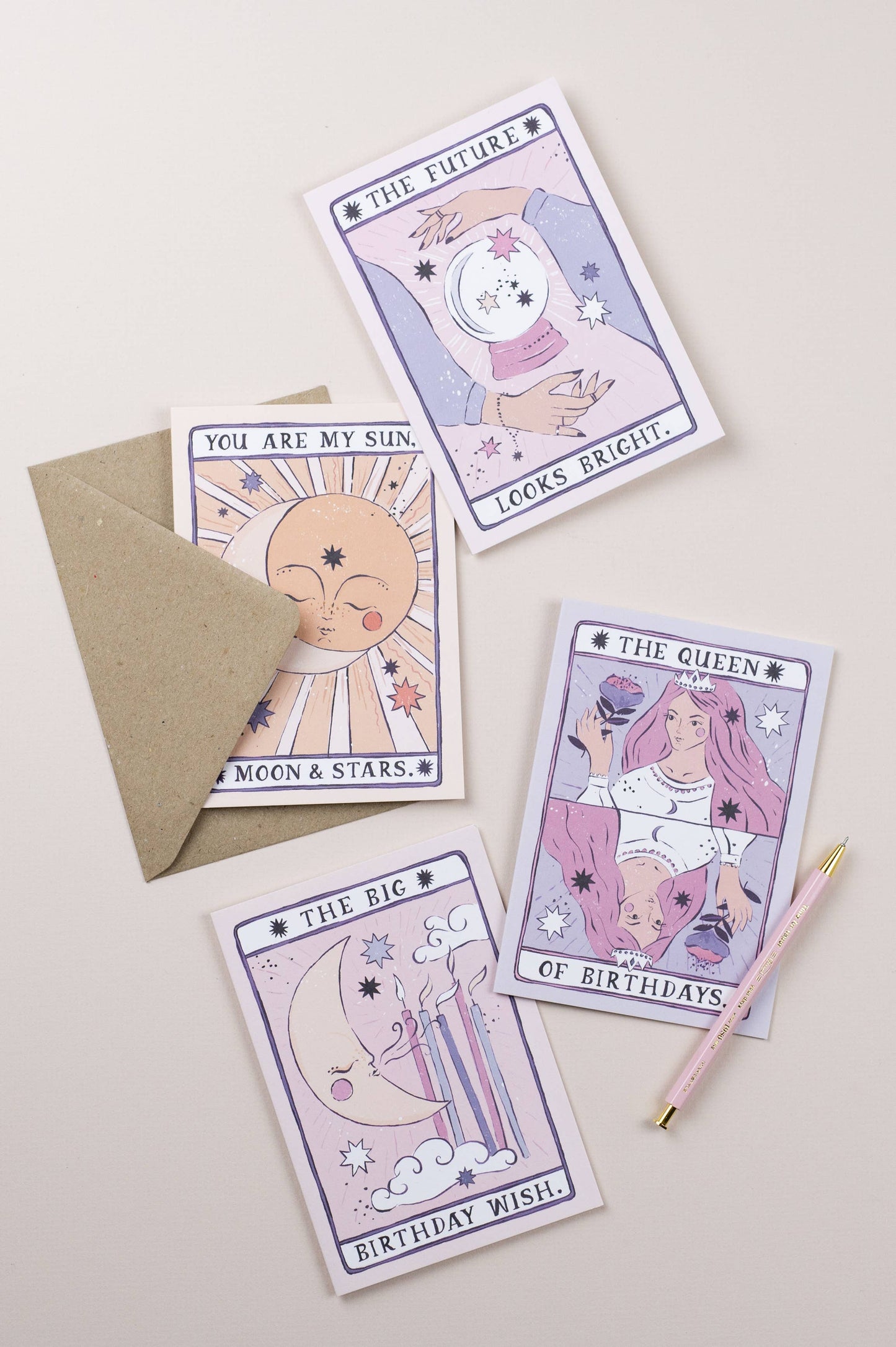 Sun, Moon & Stars Card Valentine's Card