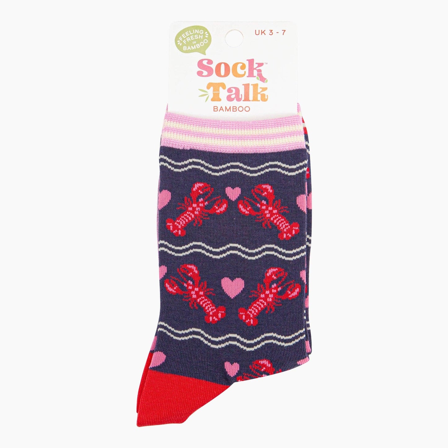 Lobsters and Love Hearts Socks