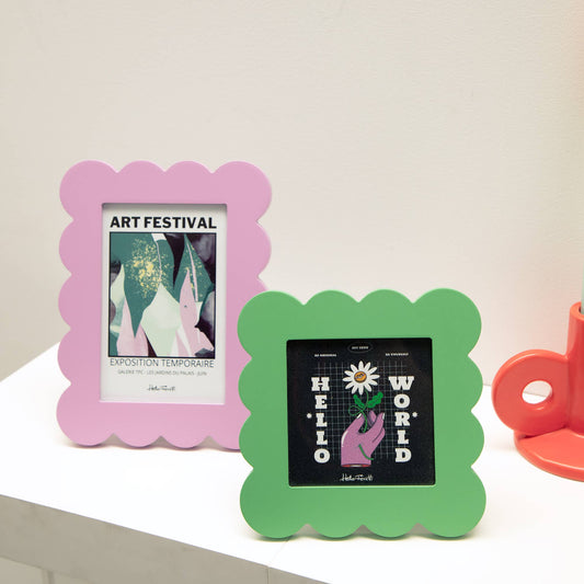 Green Petal Photo Frame