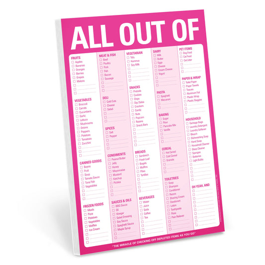 Magnetic Shopping List Pad