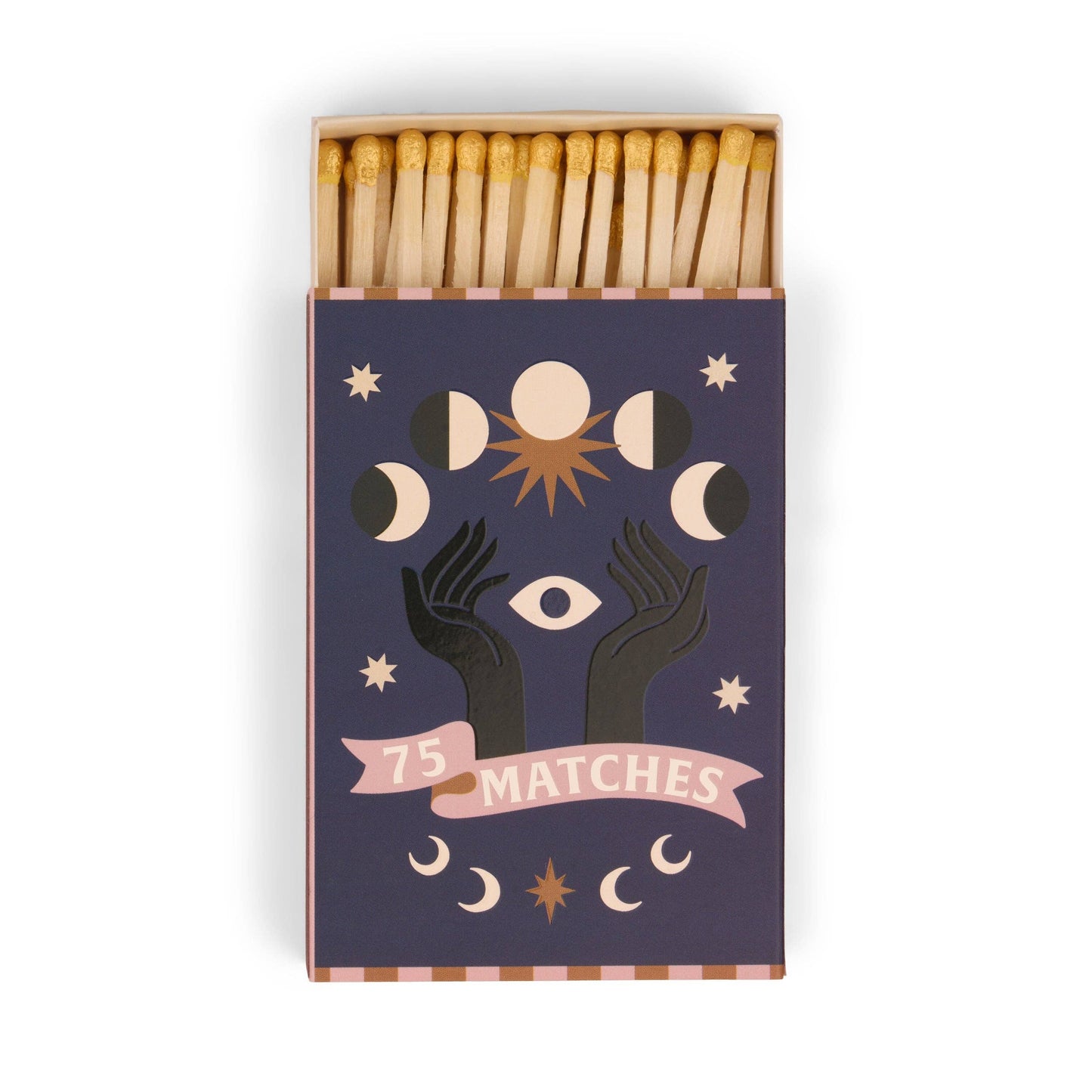 Lunar Match Box set of 75 matches