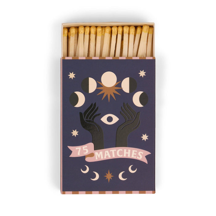 Lunar Match Box set of 75 matches