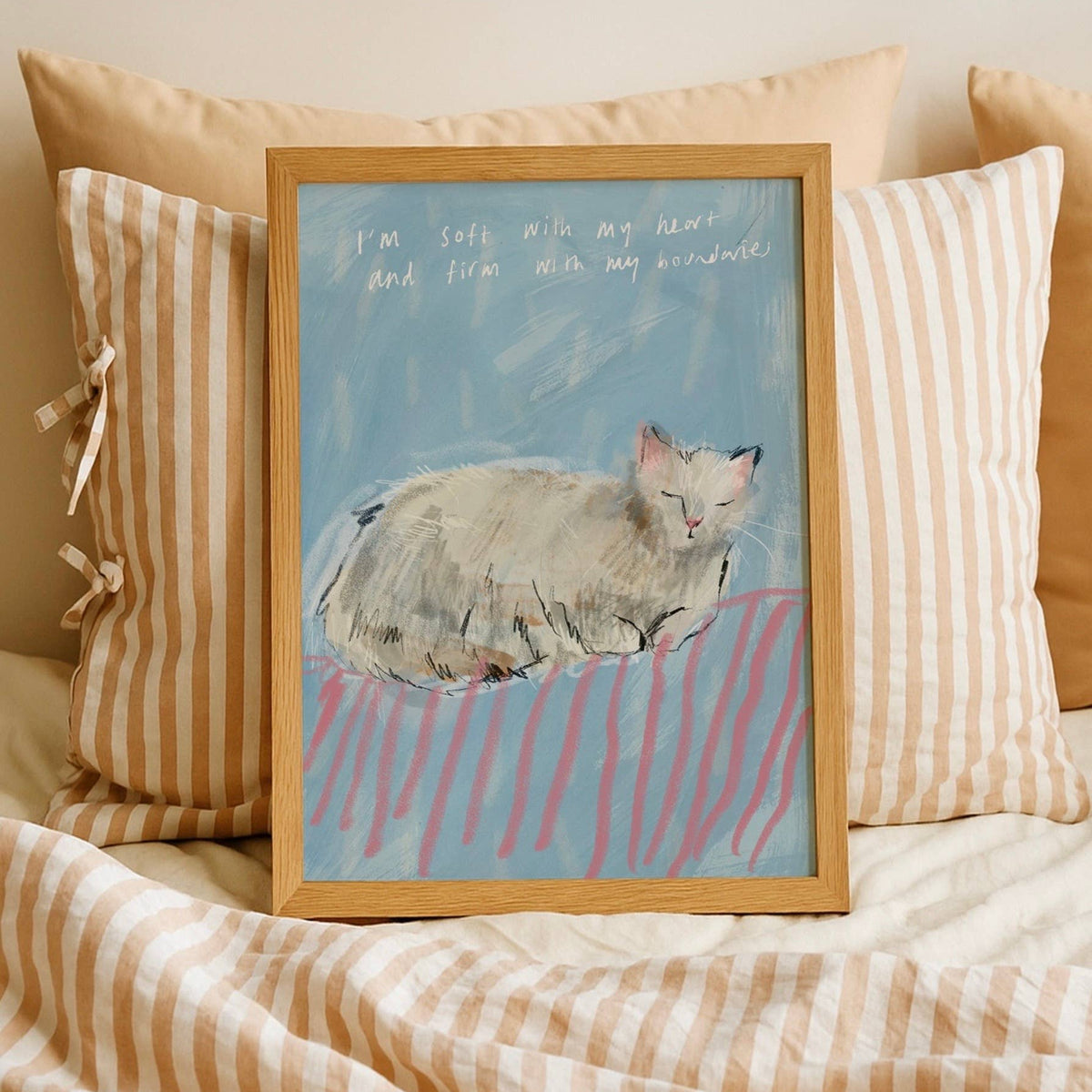 Soft with My Heart A4 Print