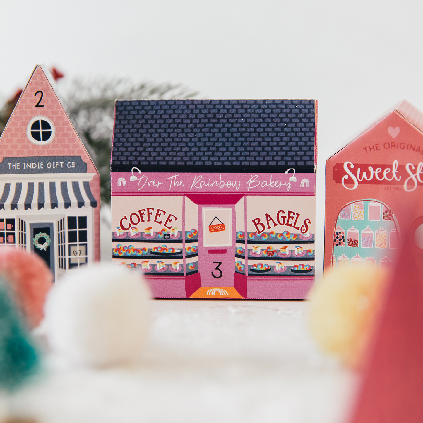 Merry and Bright Village Advent Calender DIY Crafty Project