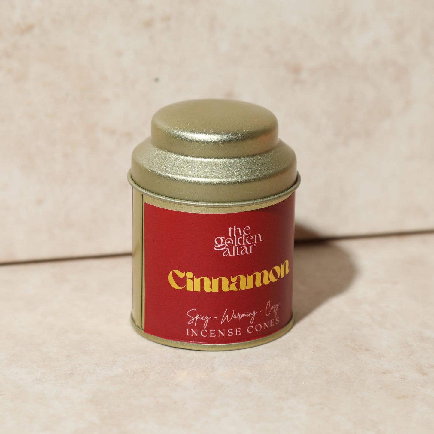 Aromatherapy Incense Cones Tin : Cinnamon