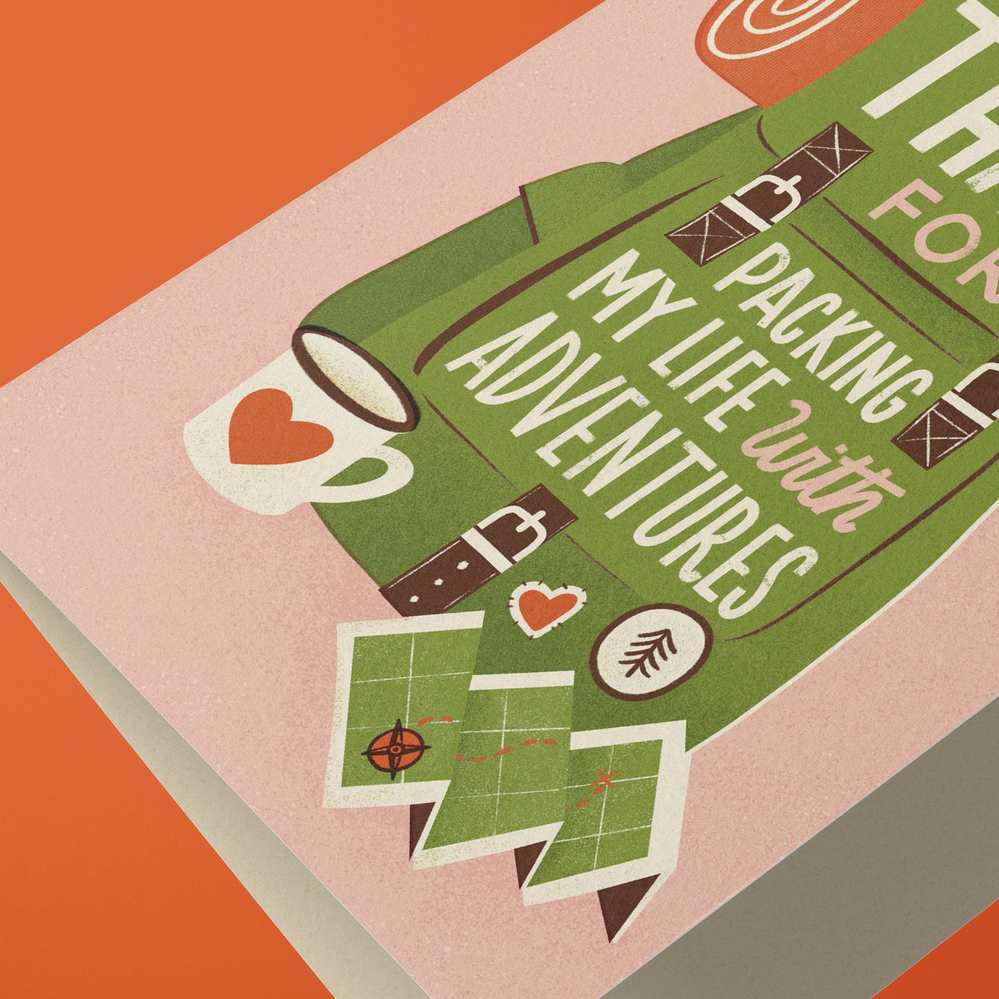 Adventure Backpack Greeting Card