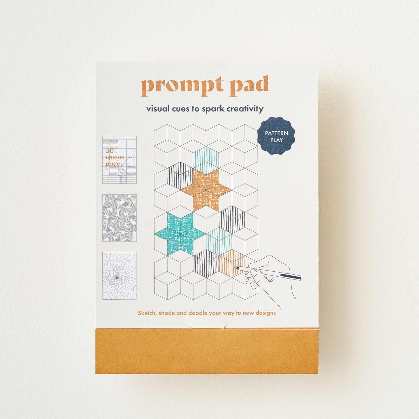 Pattern Prompt Pad - Creative Sketchbook and Drawing Pad