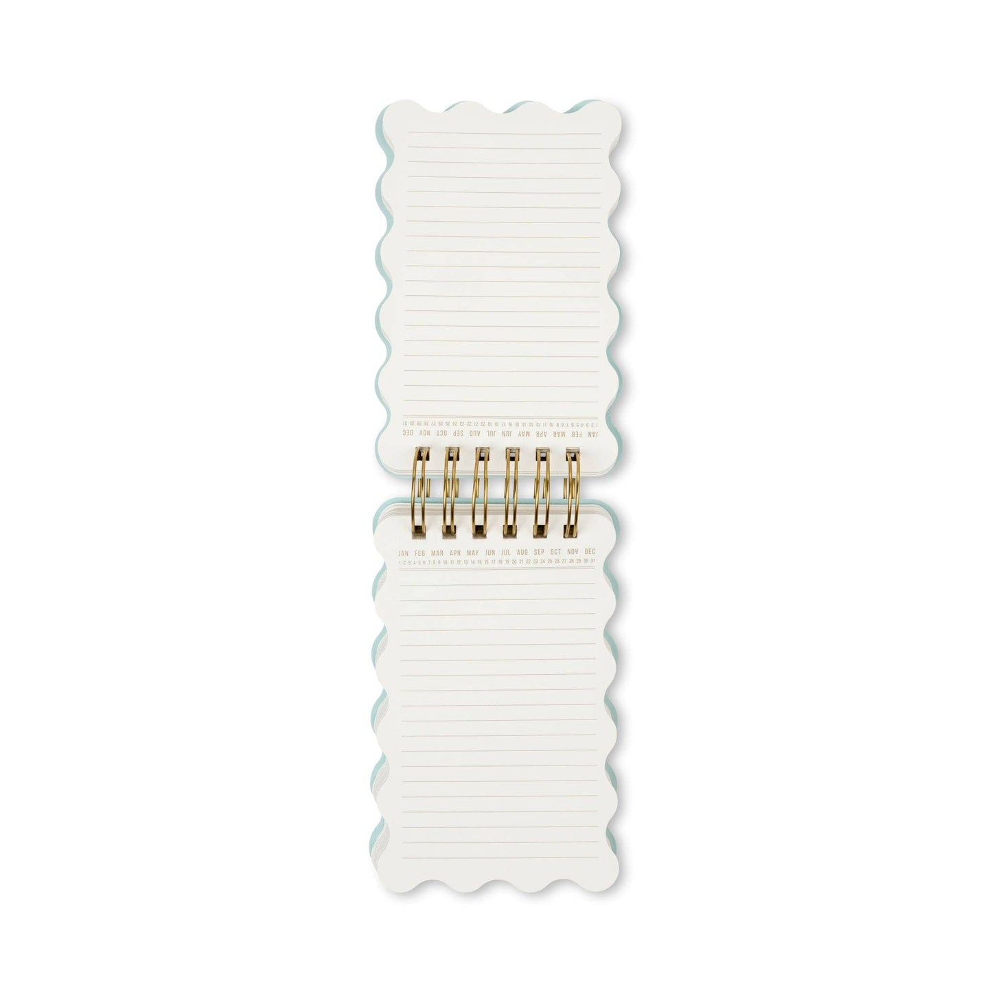 Teal Wavy Notepad