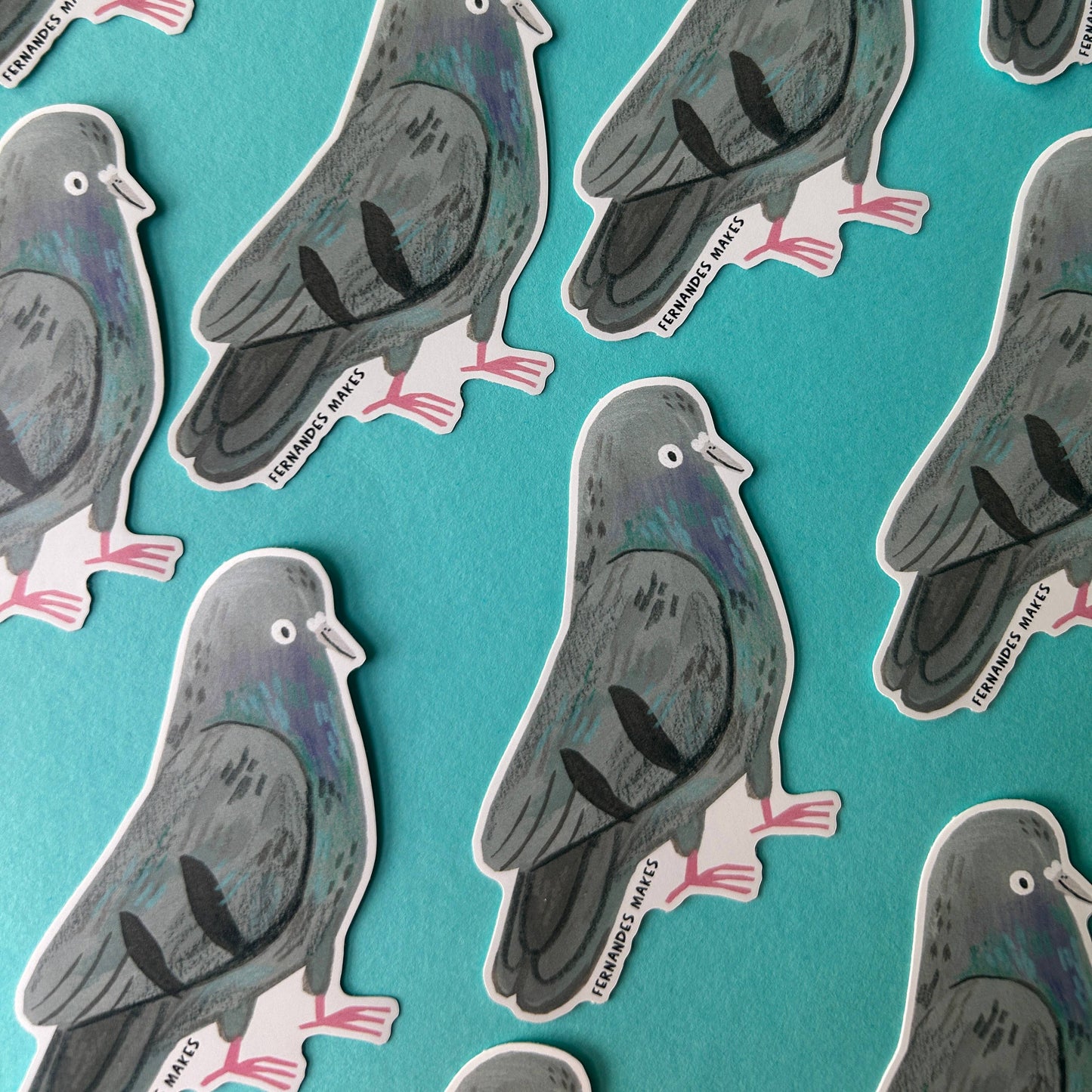 Agatha The Pigeon Vinyl Sticker