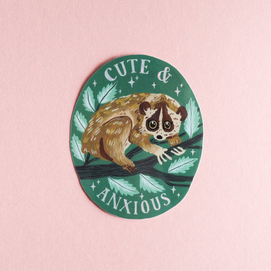 Cute & Anxious Slow Loris Sticker