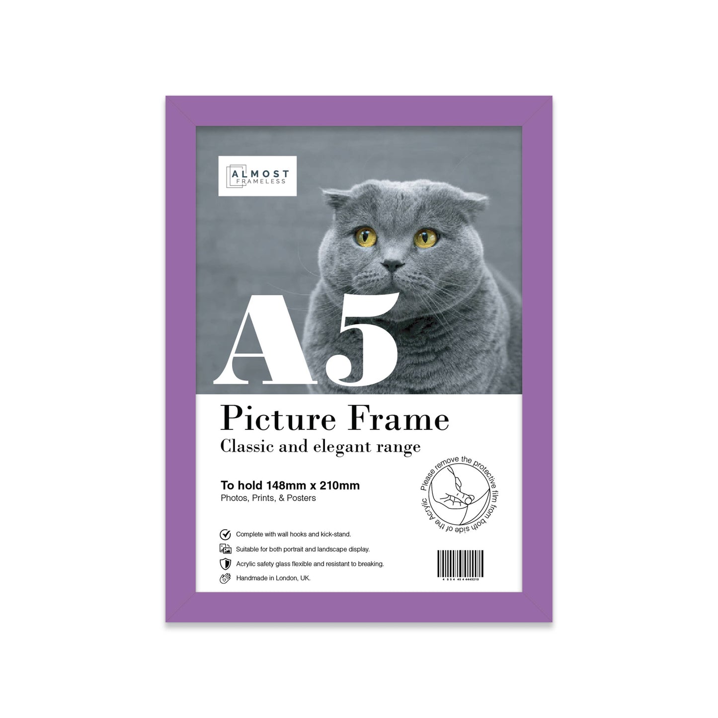 Purple A5 Picture Frame