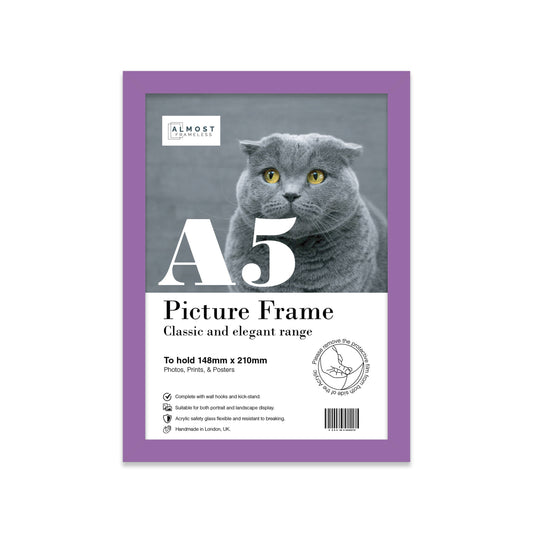 Purple A5 Picture Frame