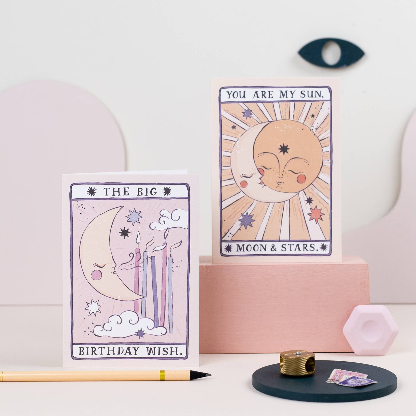 Sun, Moon & Stars Card Valentine's Card