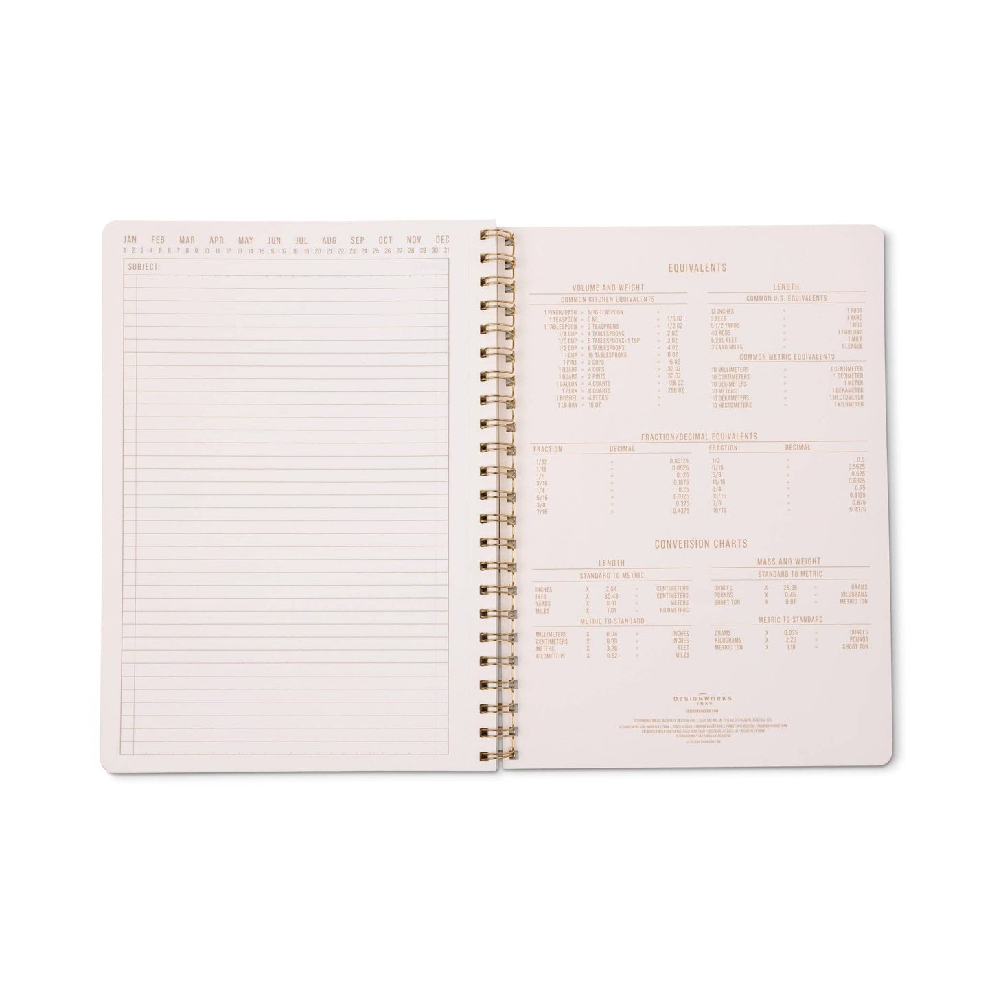 Orange Check A4 Notebook