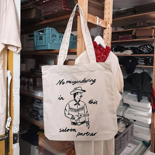 No Misgendering Tote Bag