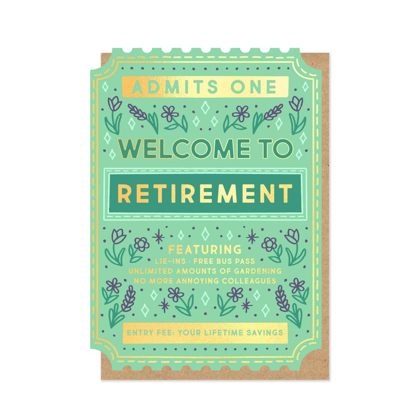 Welcome To Retirement Card