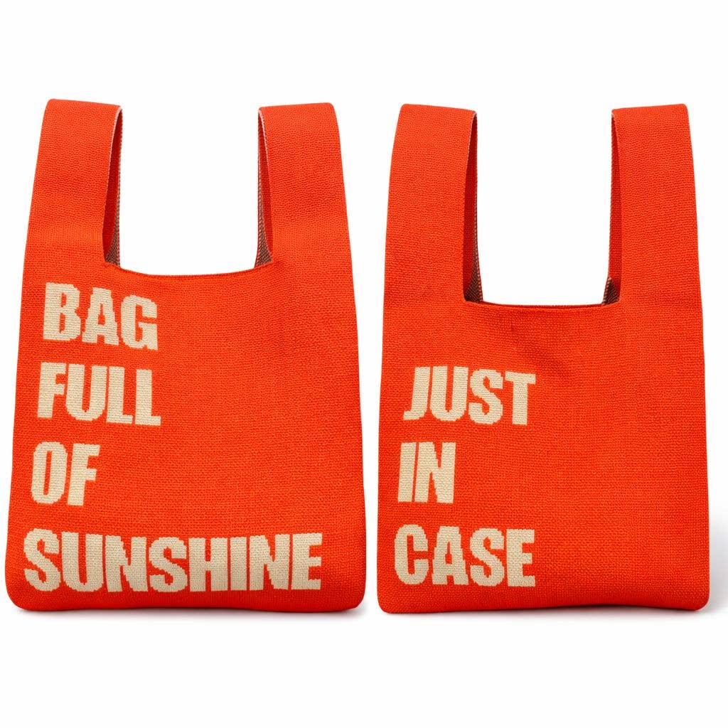 Bag Full of Sunshine - Knitted Bag