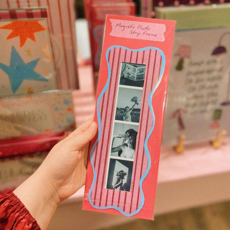 Magnetic Photo Strip Frame Fridge Magnet