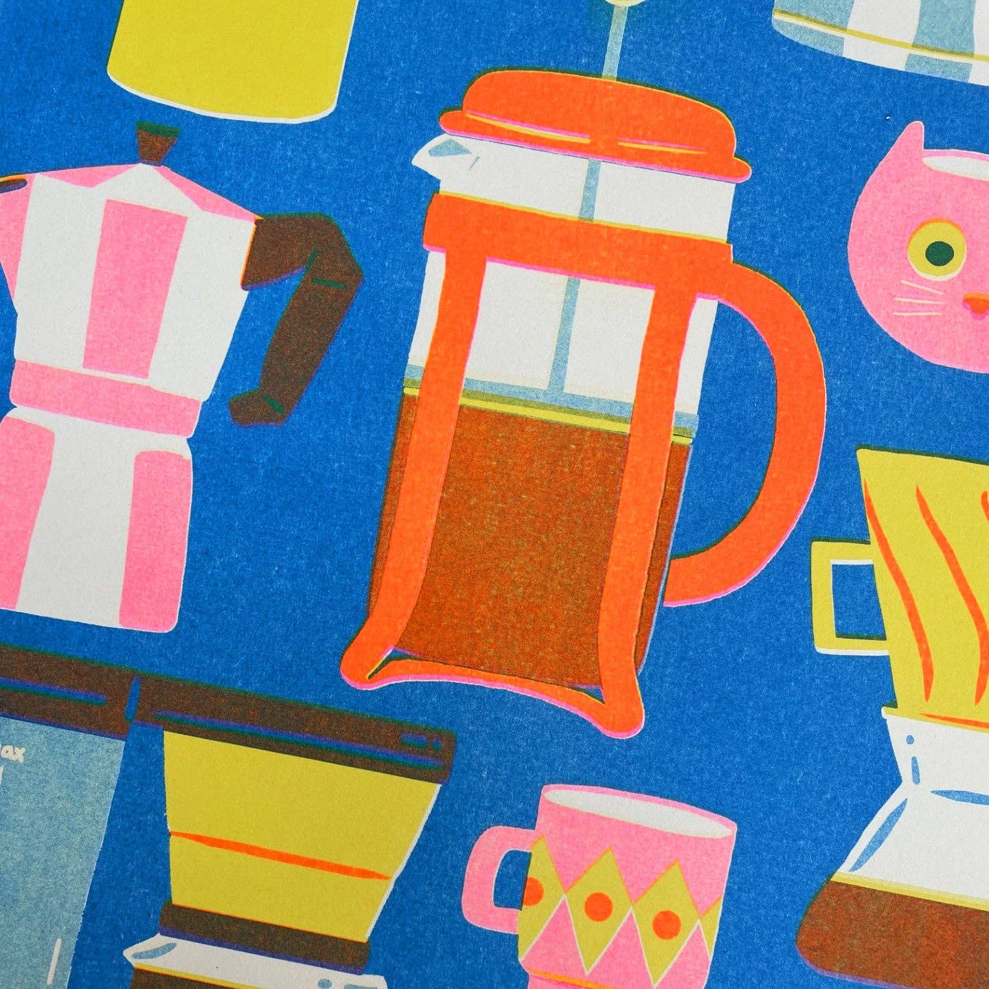 Coffee Pot Print A3
