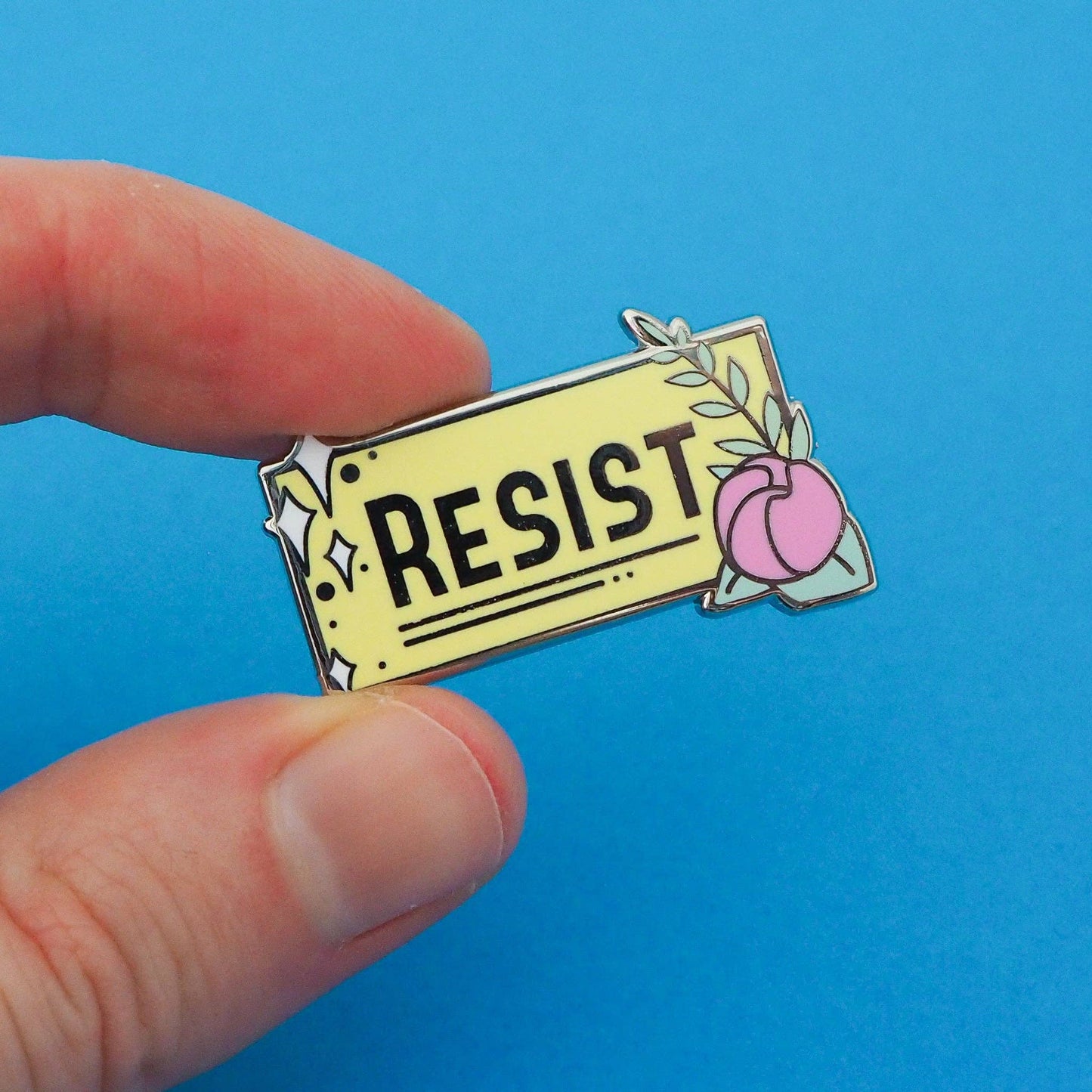 Resist Enamel Pin