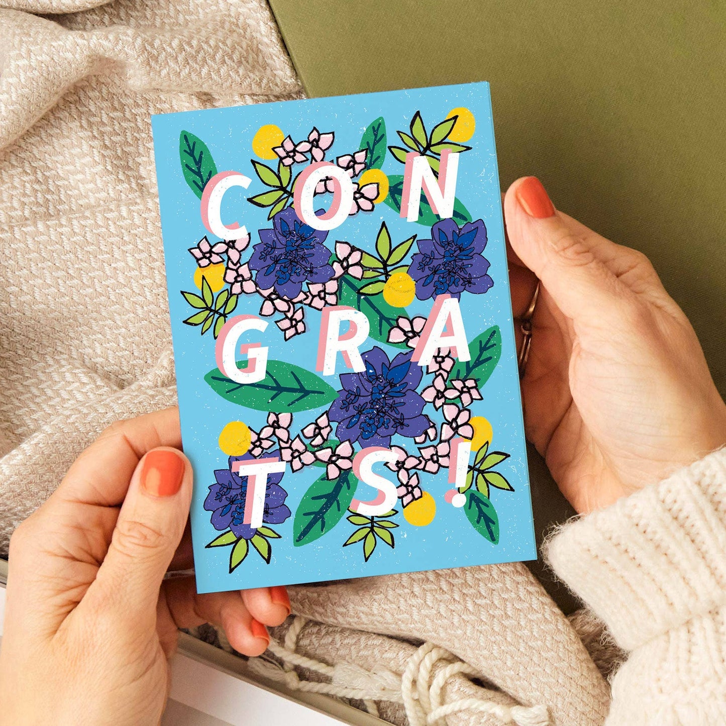Congrats Floral Card