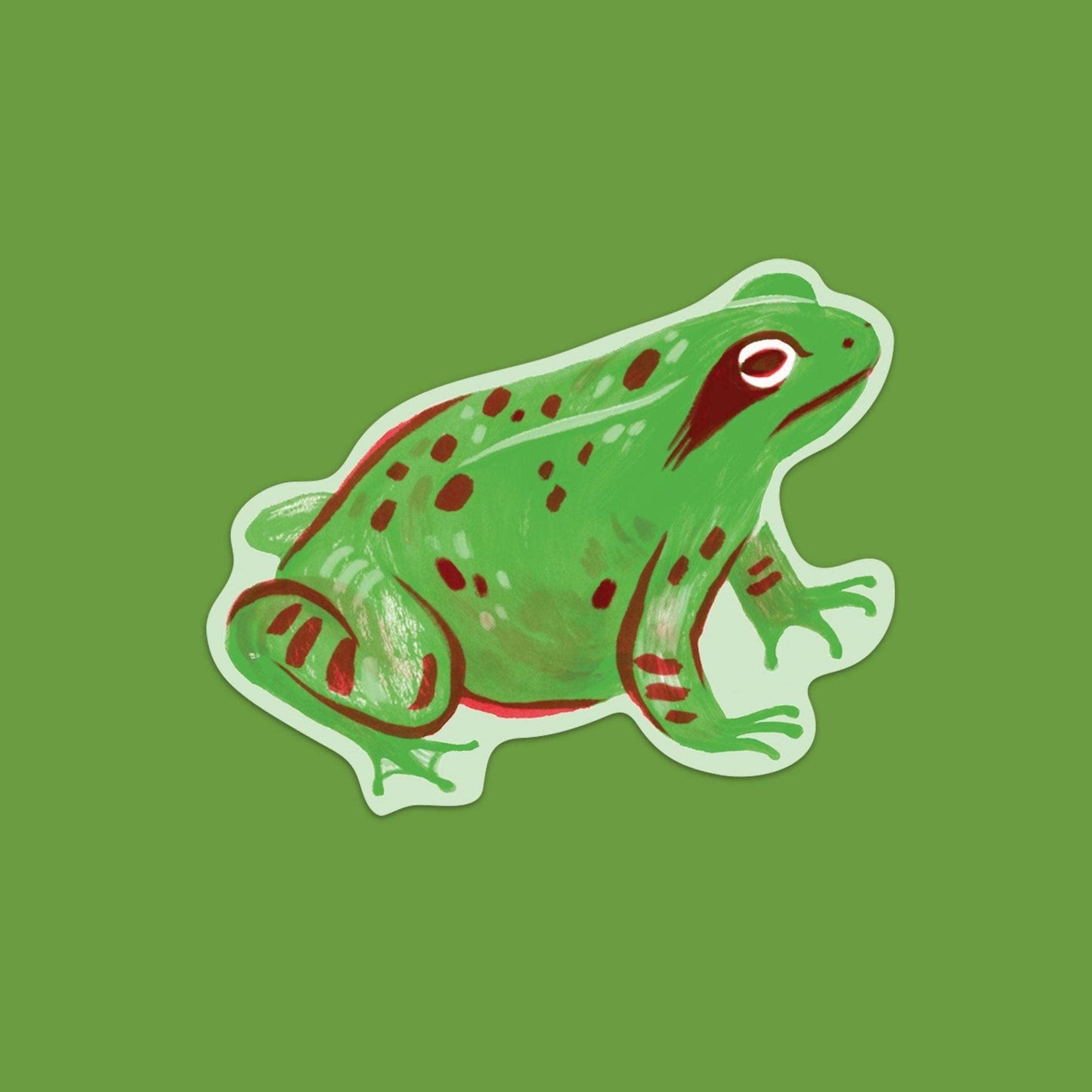 Common Frog Eco-Friendly Sticker