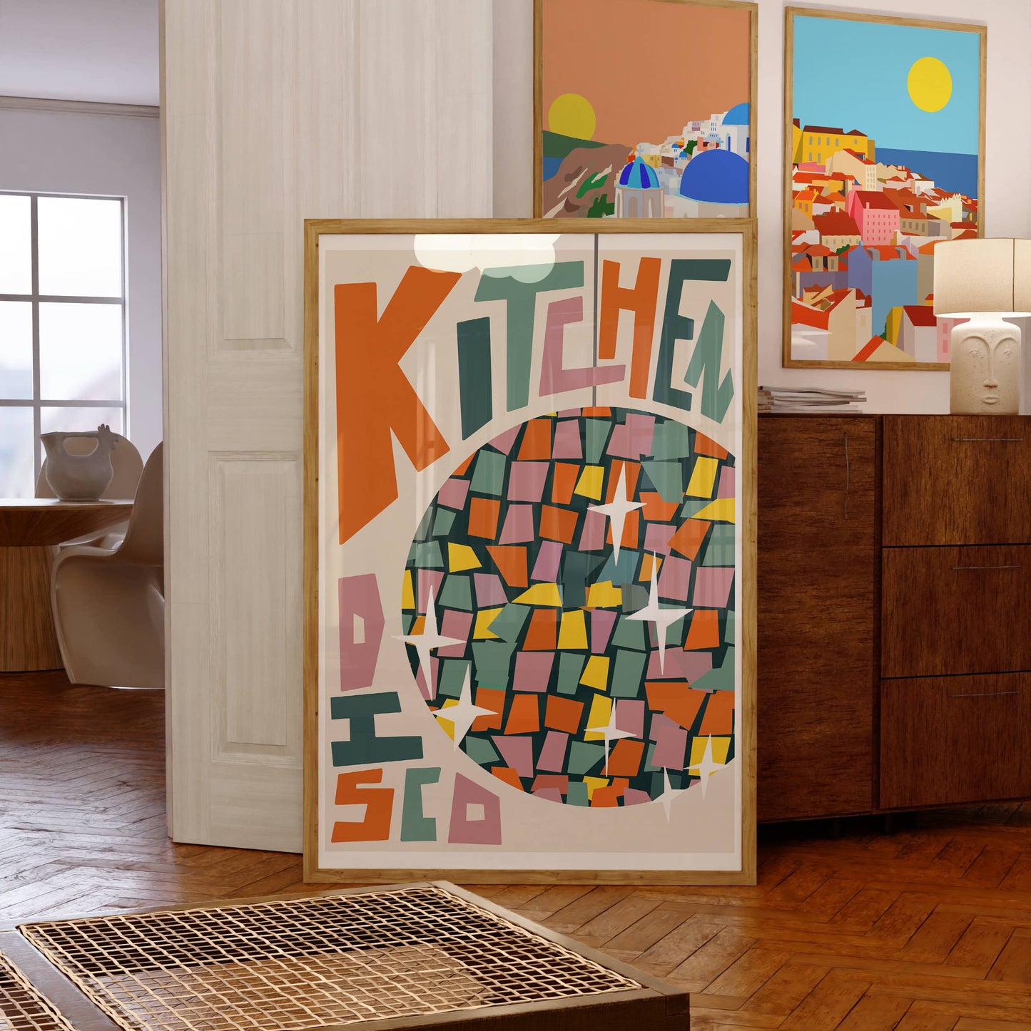 Kitchen Disco A3 Art Print