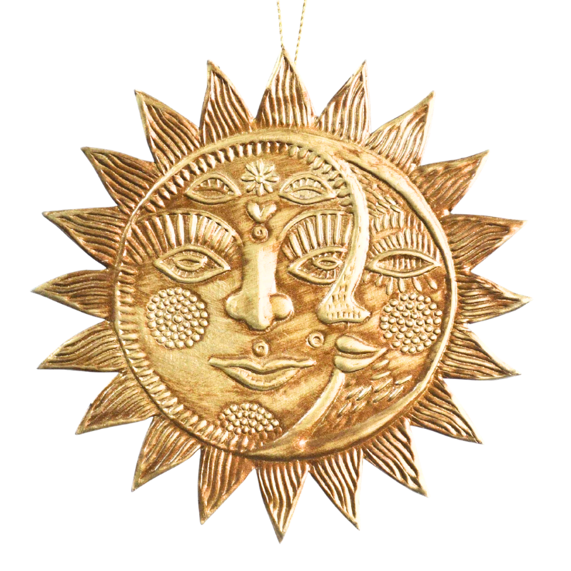 Sun and Moon wall Plaque