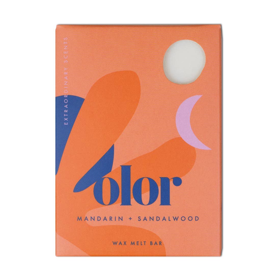 Mandarin + Sandalwood Wax Melt Bar
