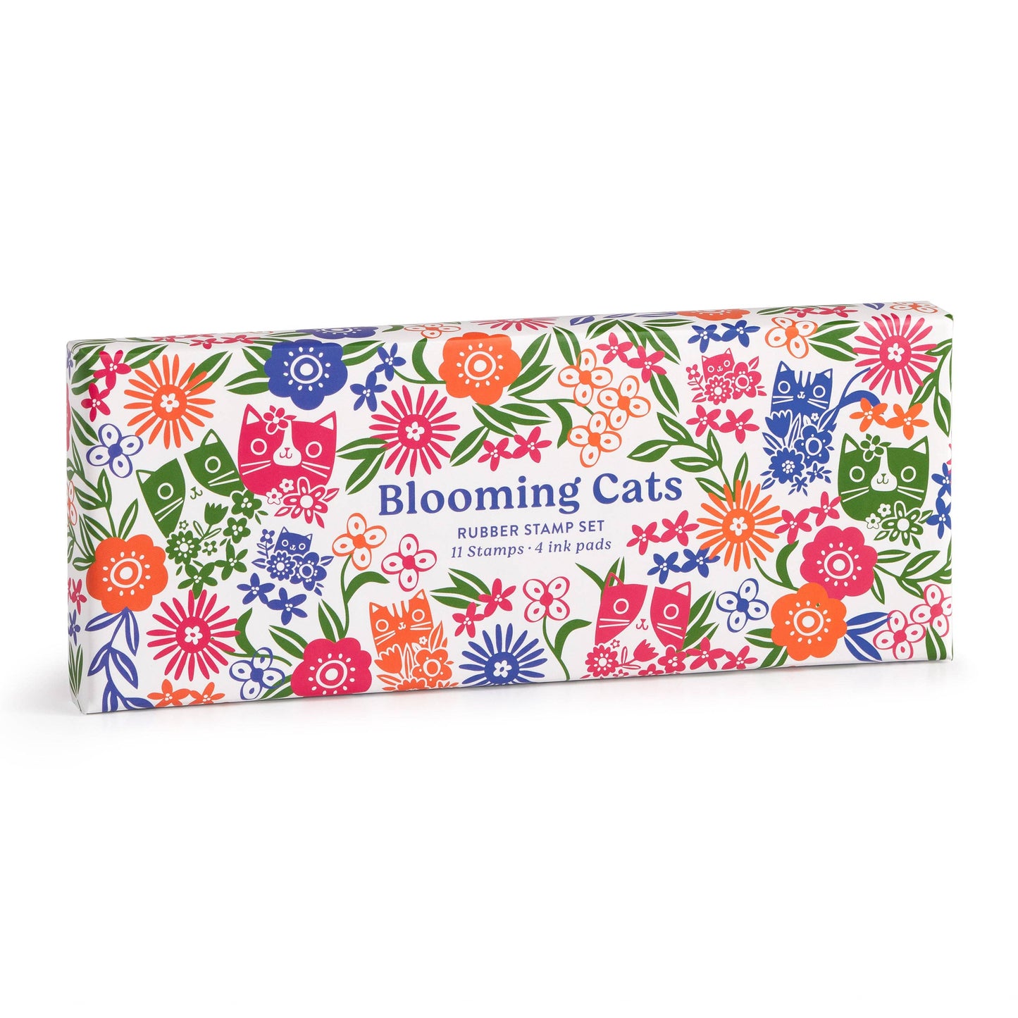 Blooming Cats Rubber Stamp Set (Craft Kit)