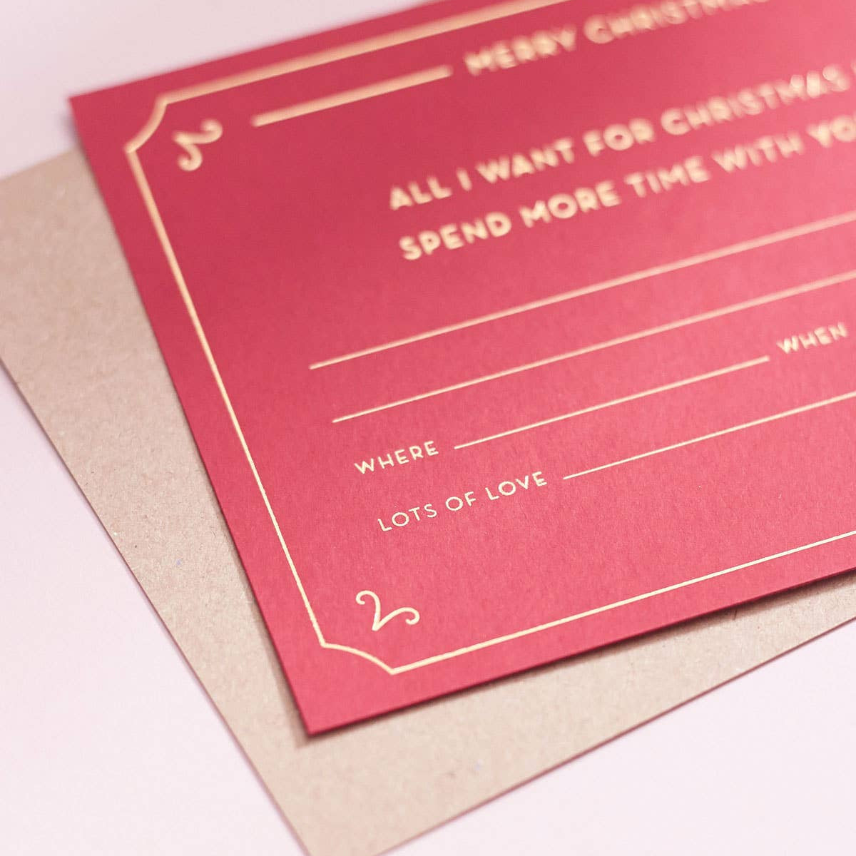 Christmas Gift Voucher - Blank Ticket - Experience Token