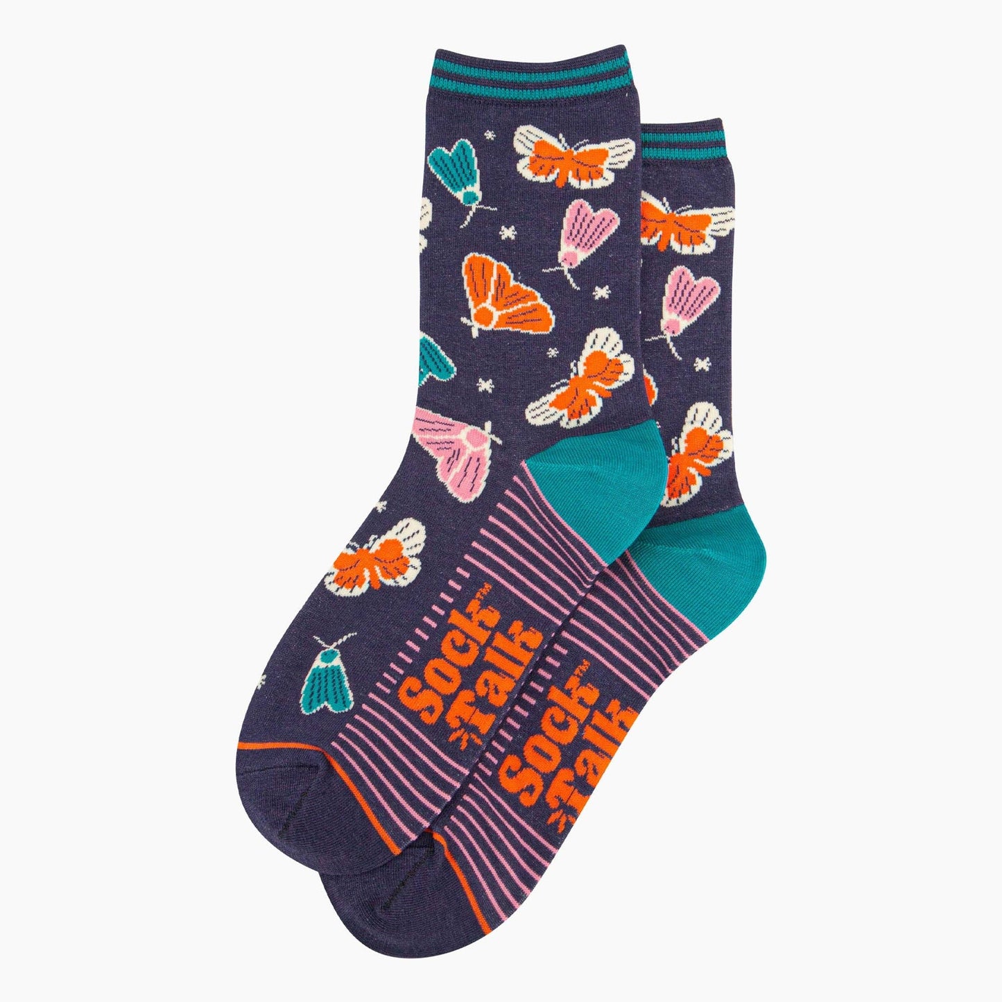 Moths and Stars Women's Bamboo Socks