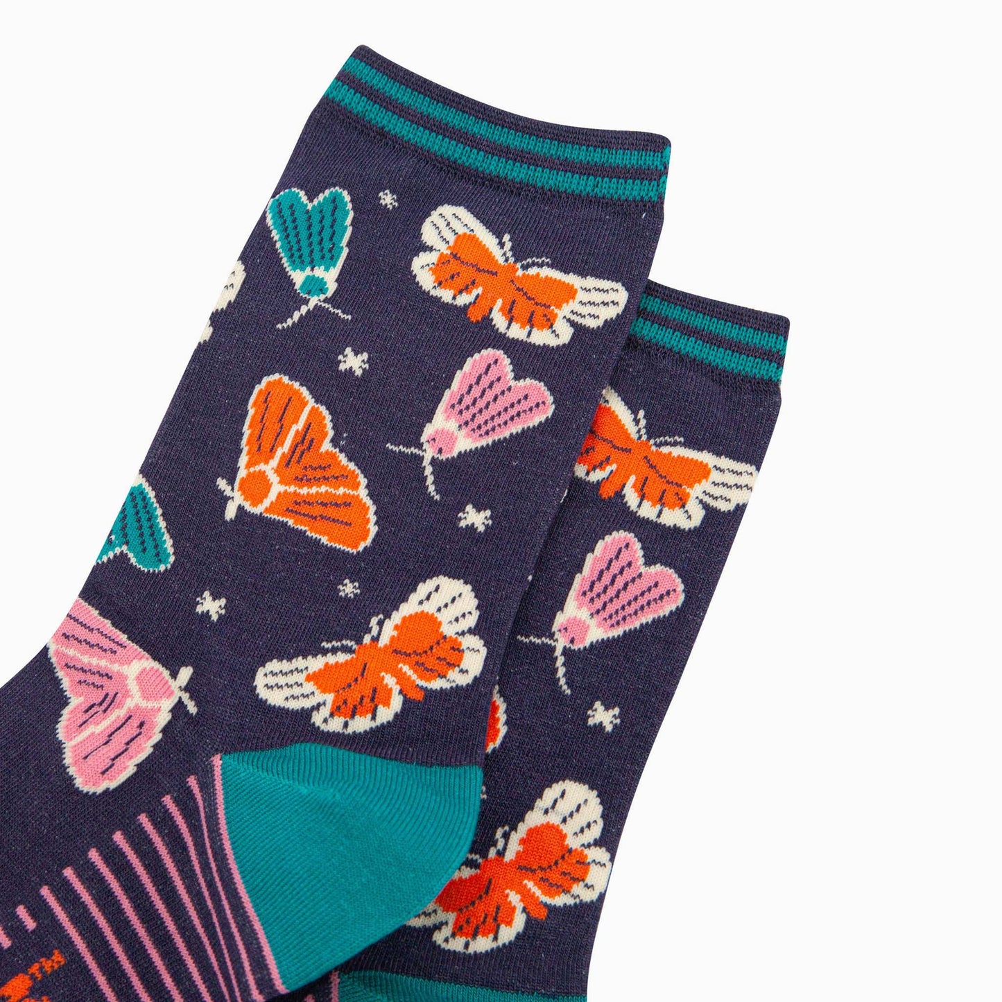 Moths and Stars Women's Bamboo Socks