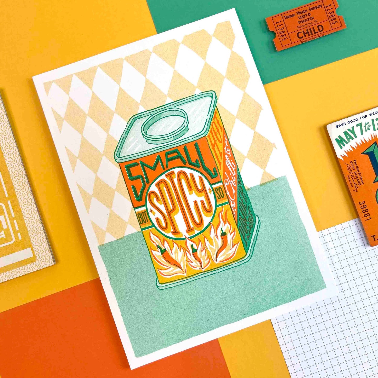 Small but so Spicy A5 Print