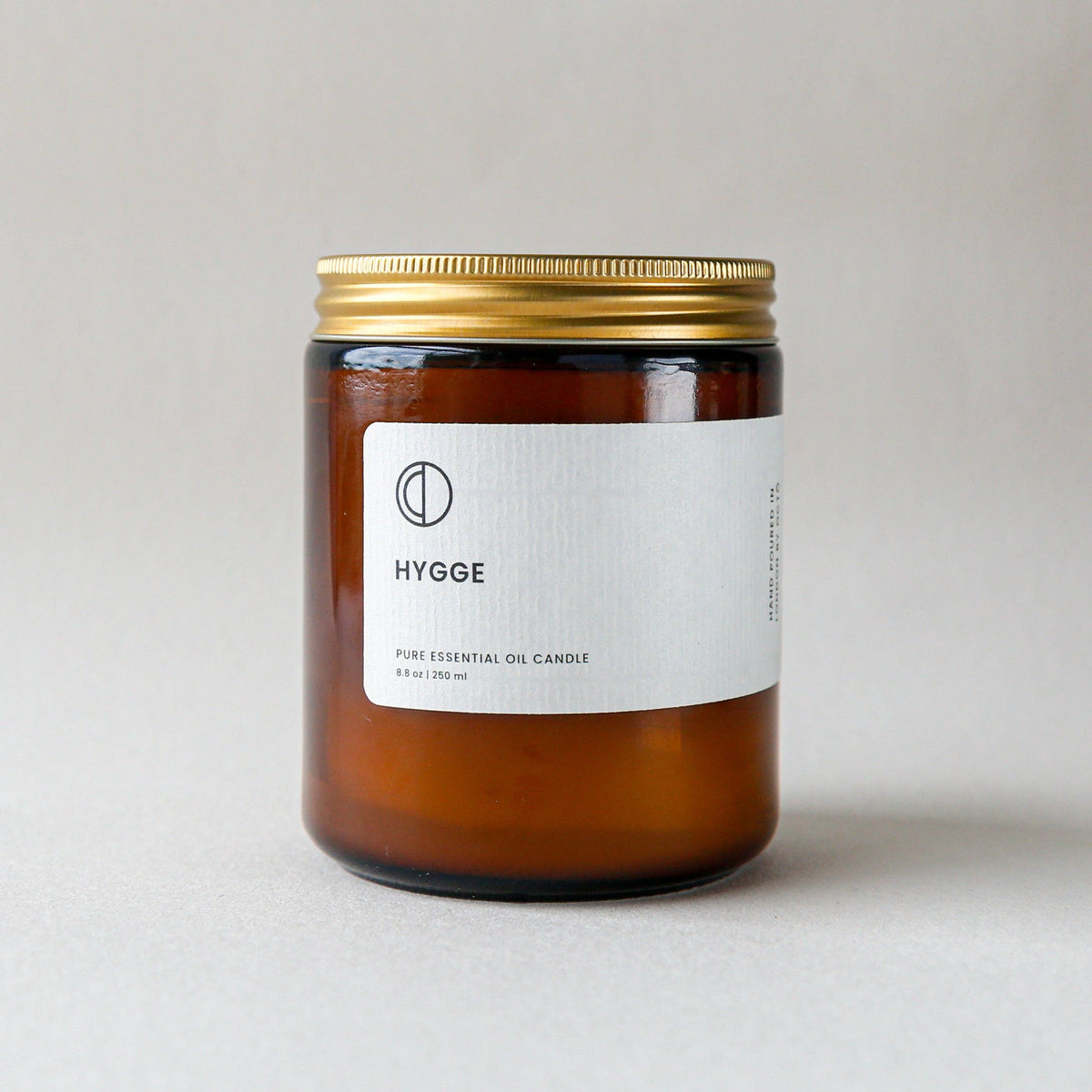 Hygge (Orange + Spices) Amber Jar Candle - medium