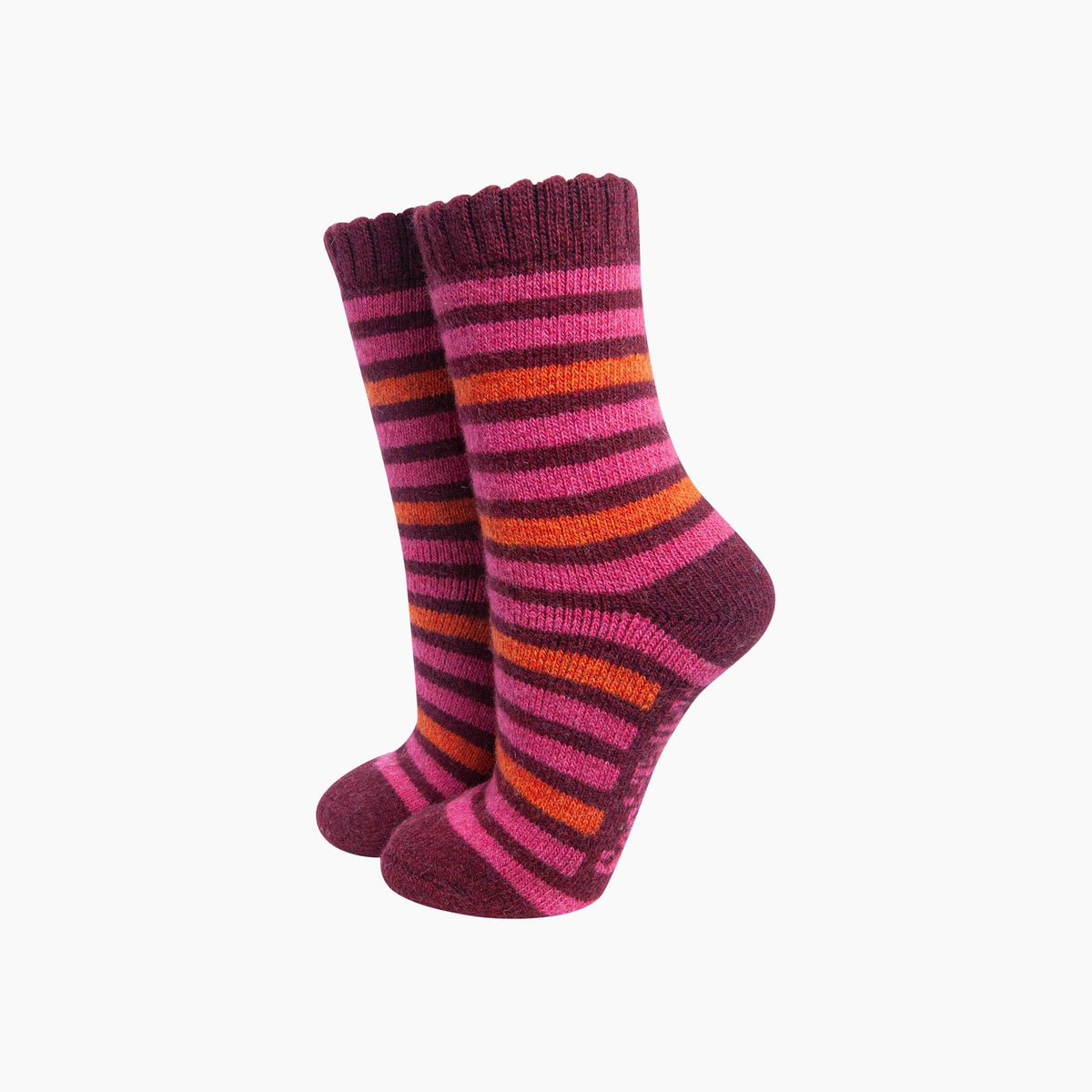 Cosy Stripe Wool Blend Socks