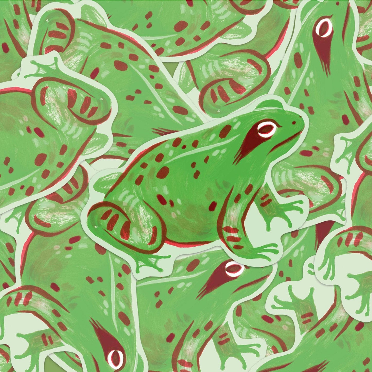 Common Frog Eco-Friendly Sticker