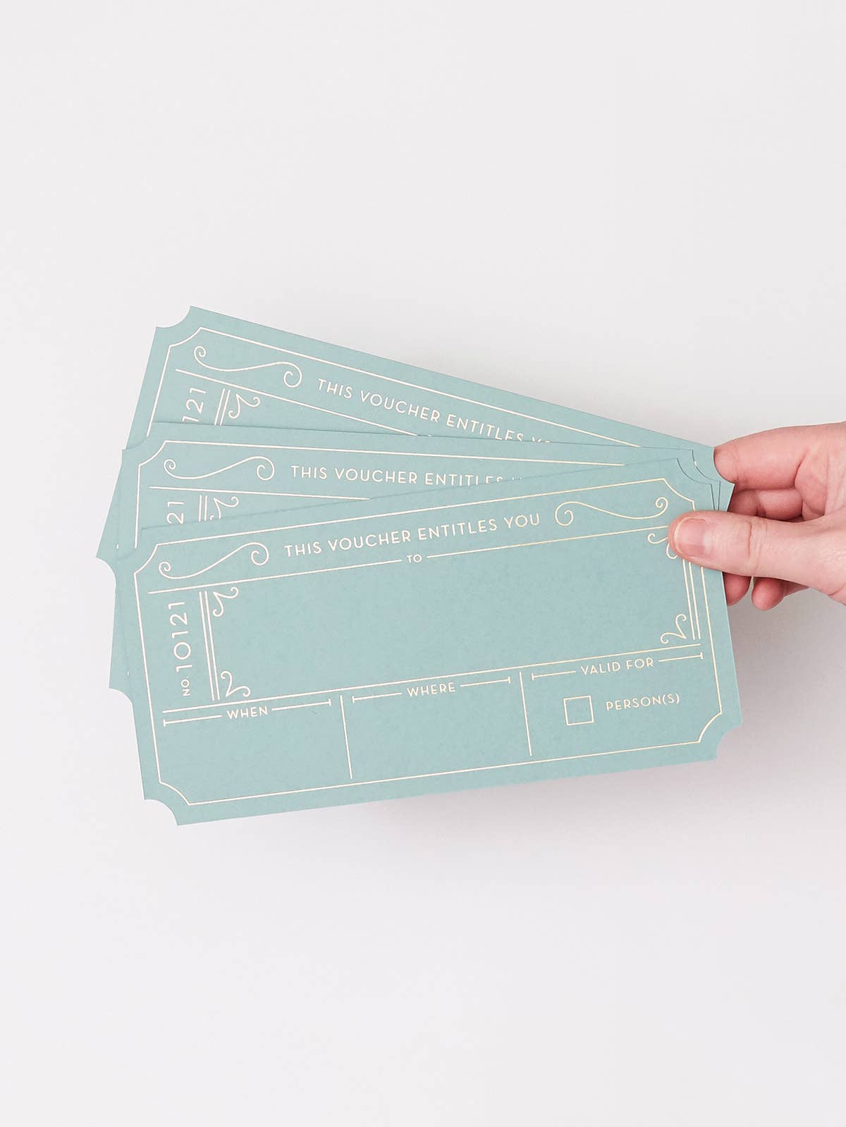 Blank Gift Voucher Pack