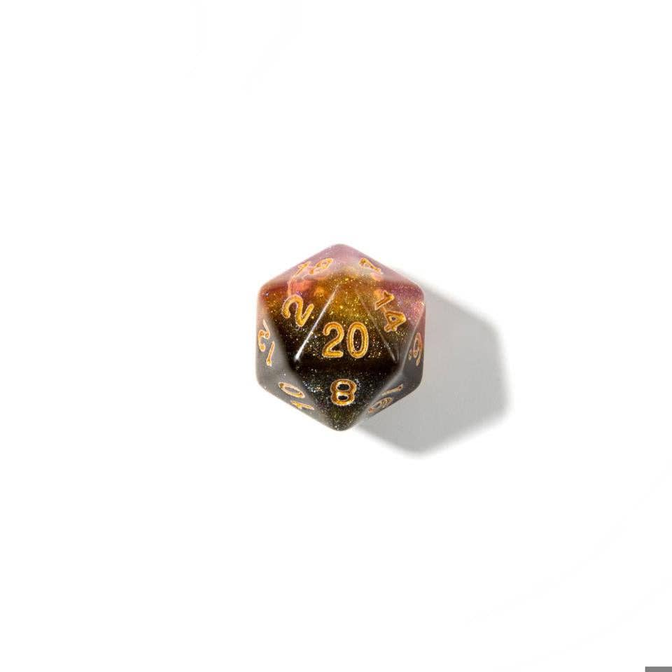 Starfall Dream Acrylic Dice - 7 Piece Set