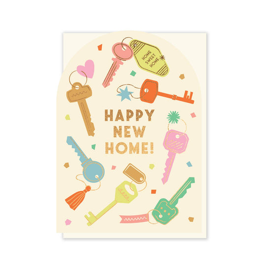 House Keys New Home Card