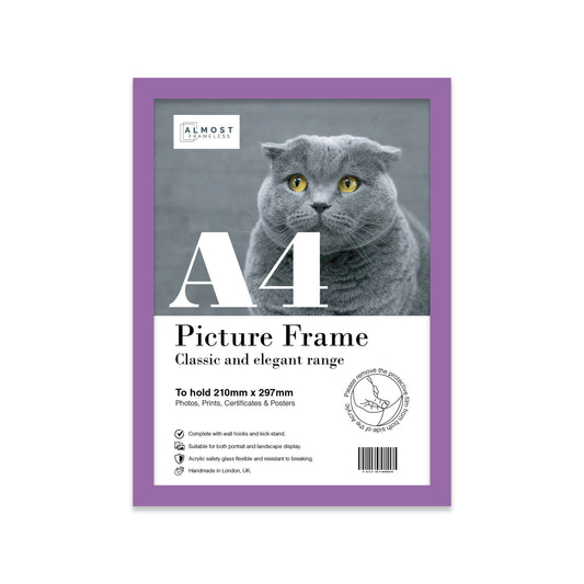 Purple A4 Picture Frame