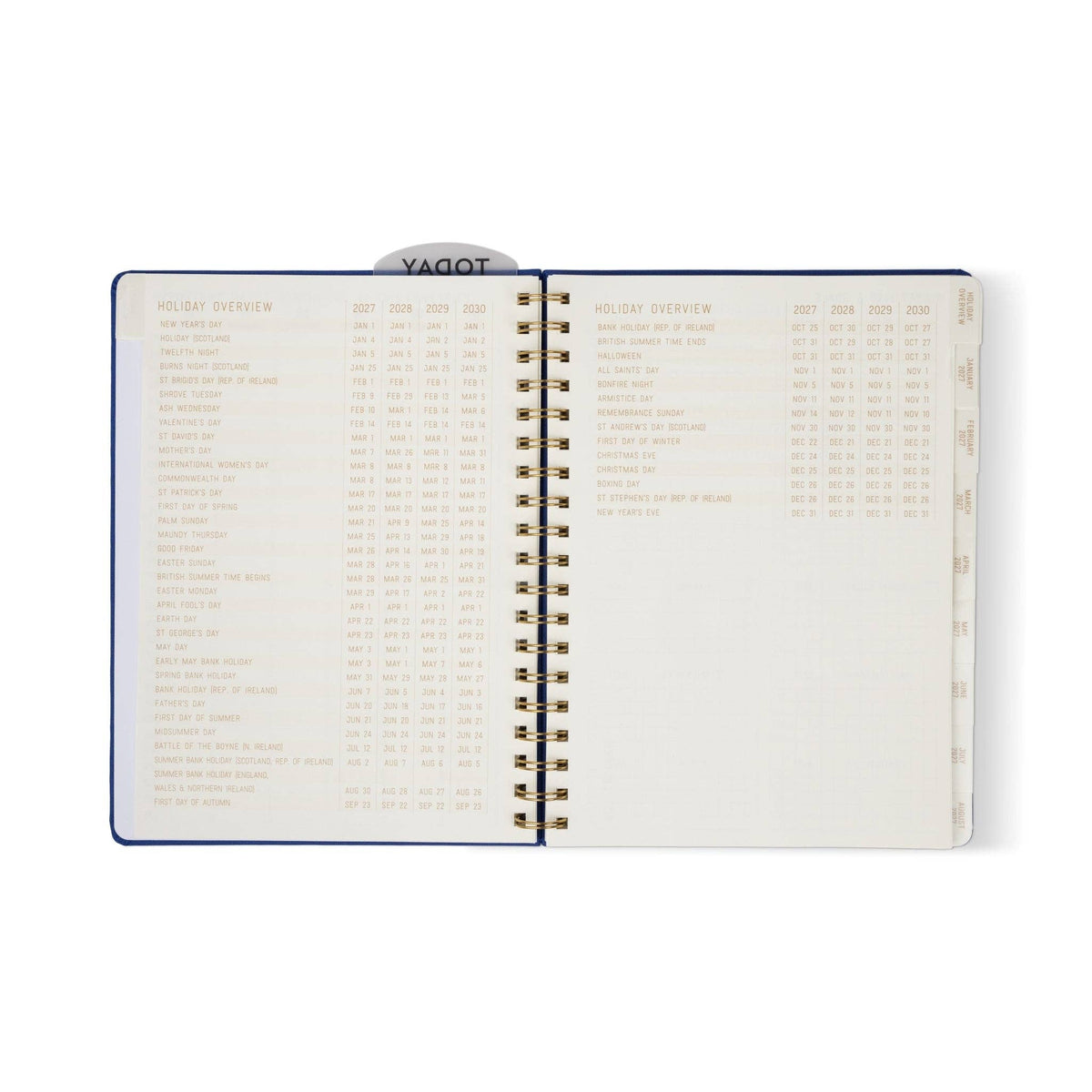Evil Eyes 2027 Weekly Diary